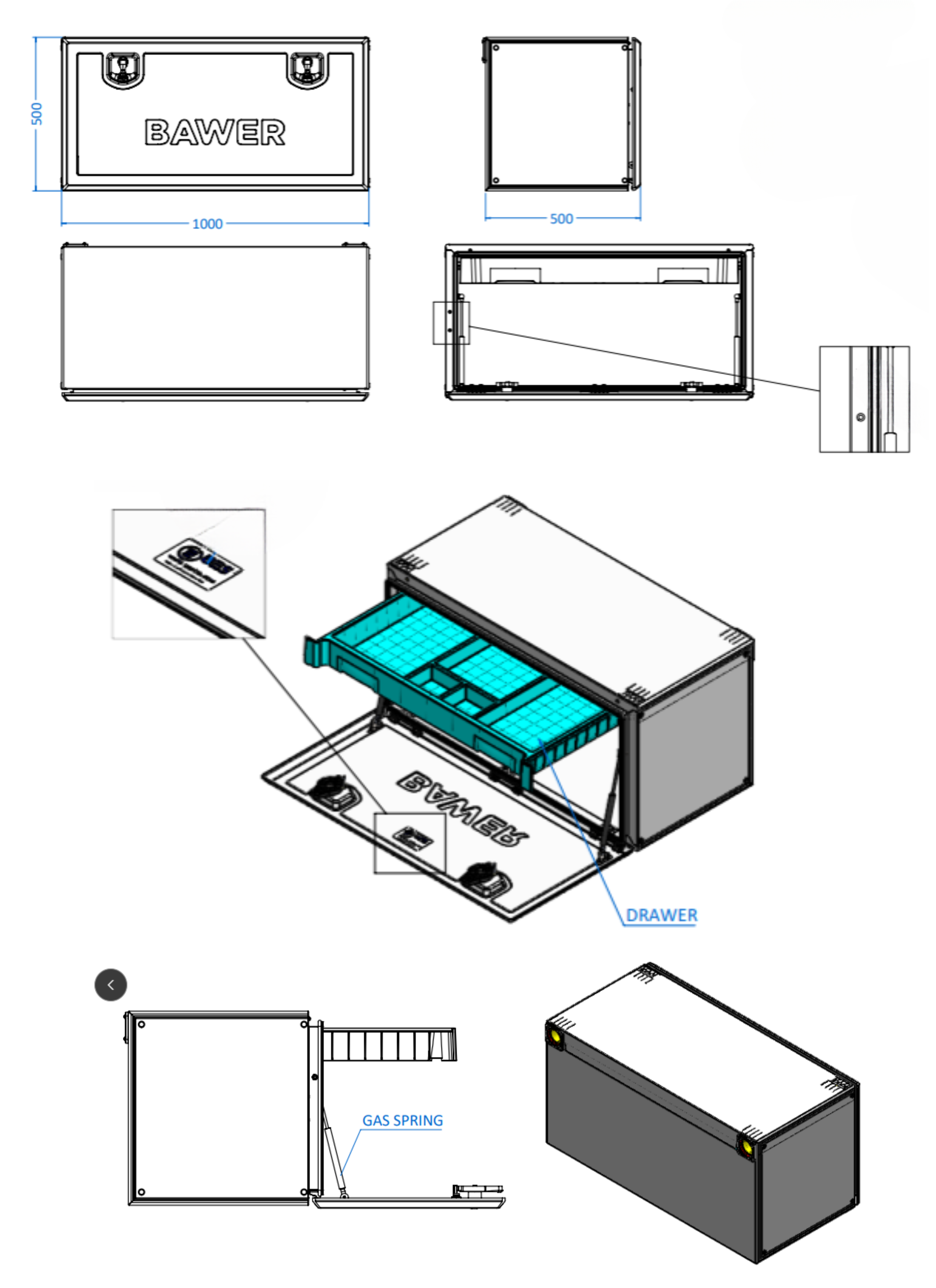 Line Drawing for TB1000BP-EVO